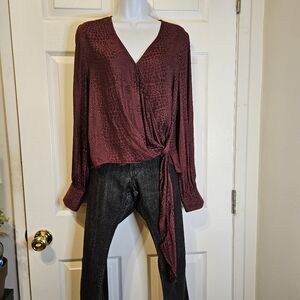 Halogen - Women's long sleeved blouse - size S